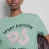 T-shirt i bomull med tryck och korta ärmar