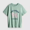 T-shirt i bomull med tryck och korta ärmar