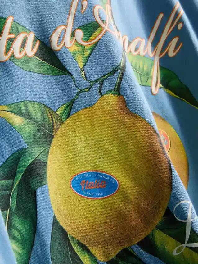T-shirt med Amalfi-citronmotiv