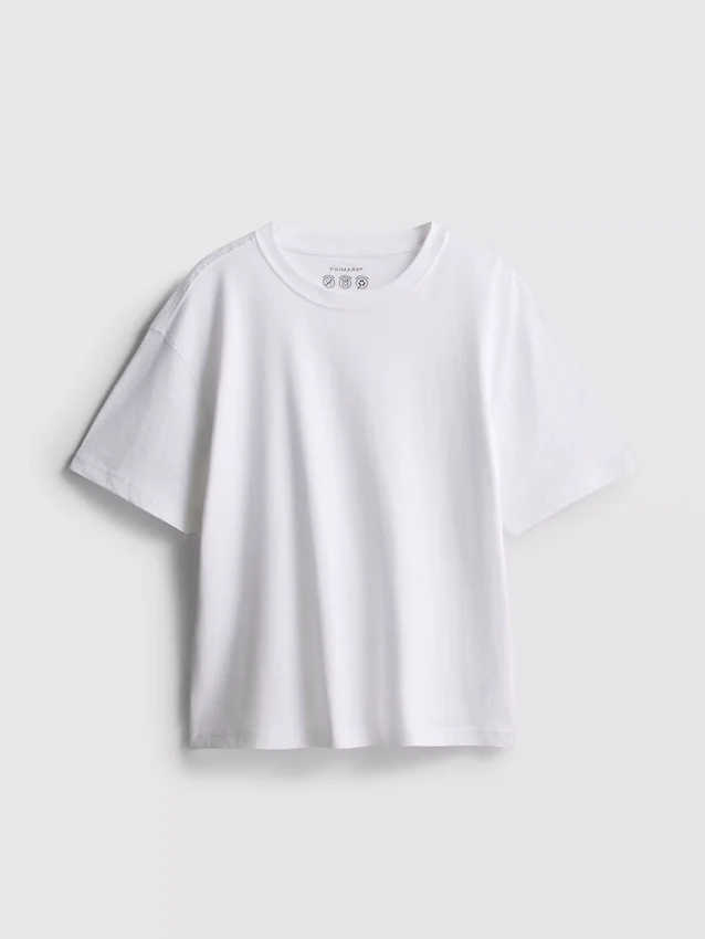 T-shirt med boxig passform