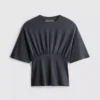 T-shirt med empiremidja