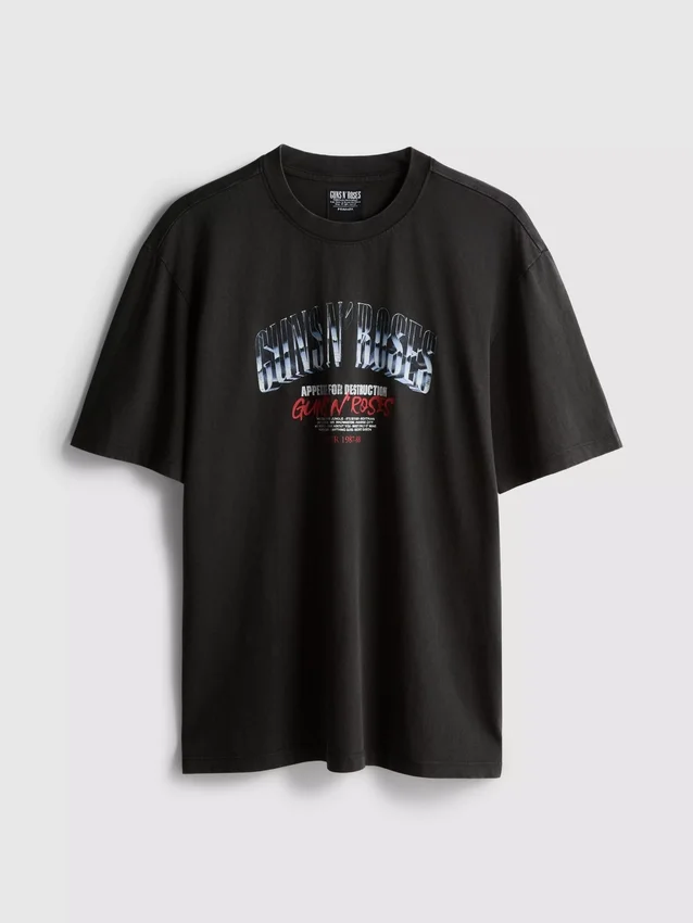 T-shirt med Guns N’ Roses-motiv