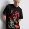 T-shirt med Korn-tryck