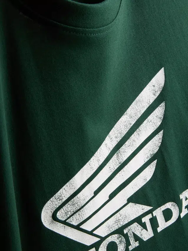 T-shirt med korta ärmar och Honda-logotyp