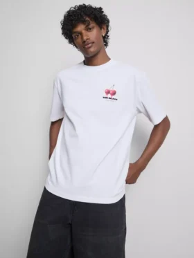 T-shirt med körsbärsmotiv