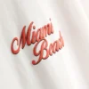 T-shirt med Miami Beach-motiv