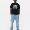 T-shirt med neonfärgad Miami-grafik