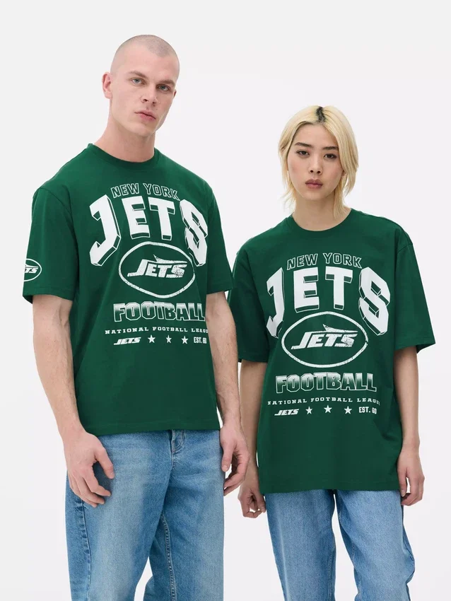 T-shirt med New York Jets-logotyp