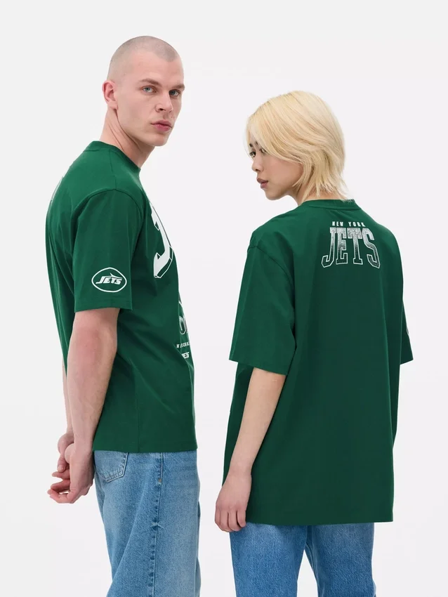 T-shirt med New York Jets-logotyp