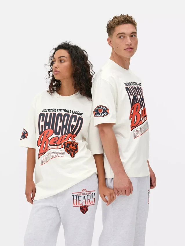 T-shirt med NFL Chicago Bears-logotyp