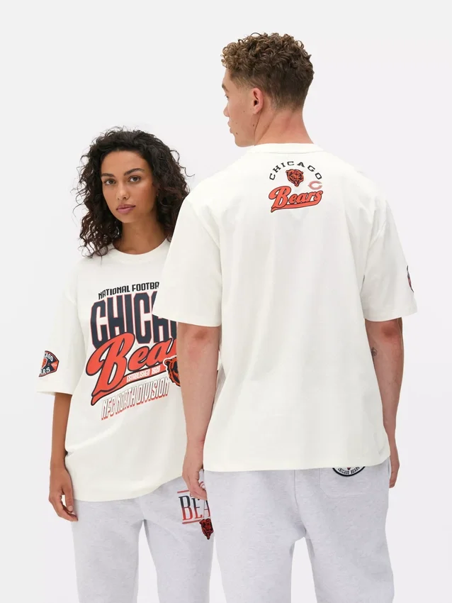 T-shirt med NFL Chicago Bears-logotyp