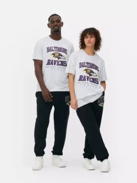 T-shirt med NFL-logotyp för Baltimore Ravens
