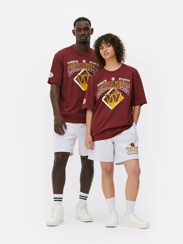 T-shirt med NFL Washington Commanders-logotyp