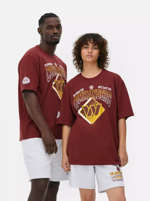 T-shirt med NFL Washington Commanders-logotyp