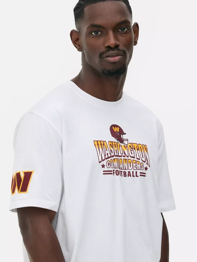 T-shirt med NFL Washington Commanders-logotyp