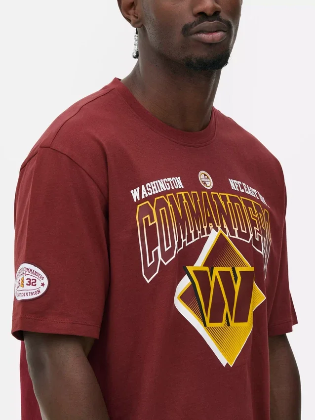 T-shirt med NFL Washington Commanders-logotyp