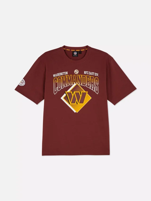 T-shirt med NFL Washington Commanders-logotyp