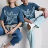 T-shirt med Nirvana-ängelmotiv