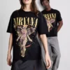 T-shirt med Nirvana-ängelmotiv