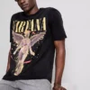 T-shirt med Nirvana-ängelmotiv