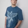 T-shirt med Nirvana-ängelmotiv
