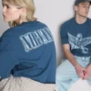 T-shirt med Nirvana-ängelmotiv