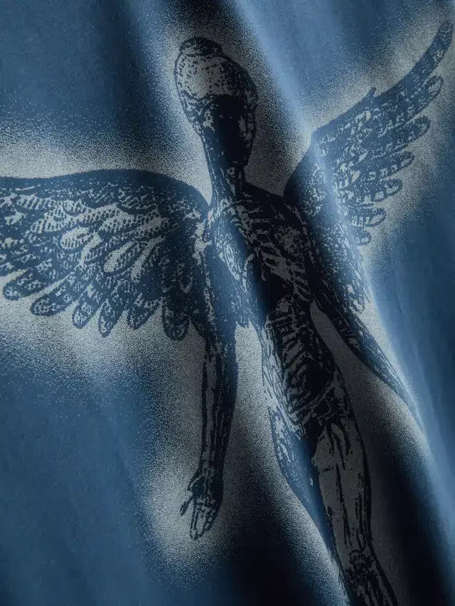 T-shirt med Nirvana-ängelmotiv