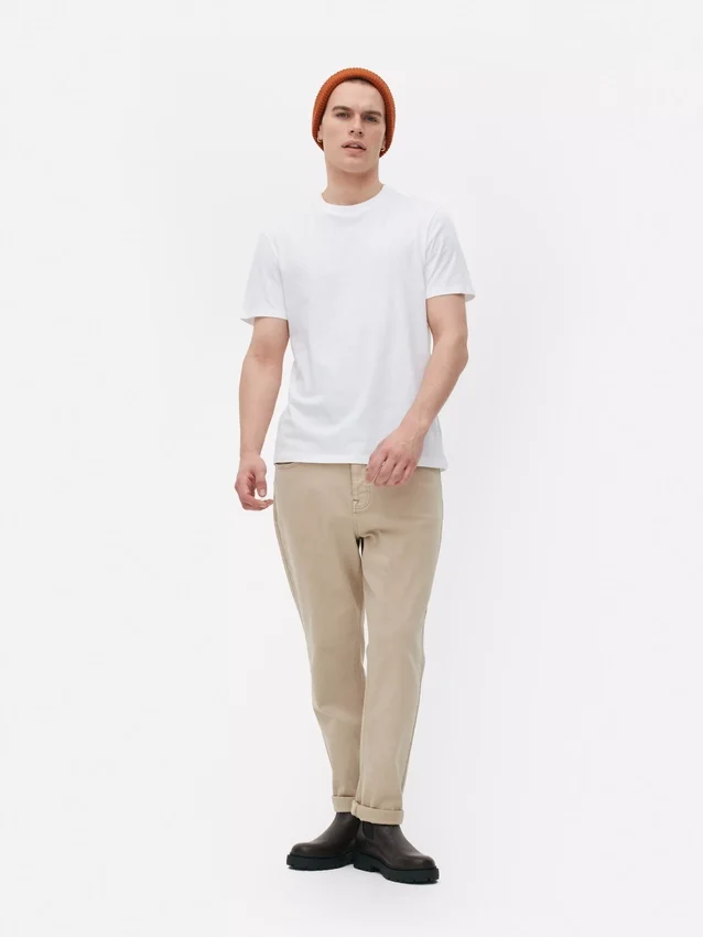 T-shirt med normal passform