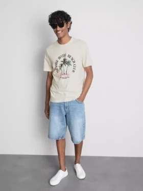 T-shirt med Paradise Beach-motiv