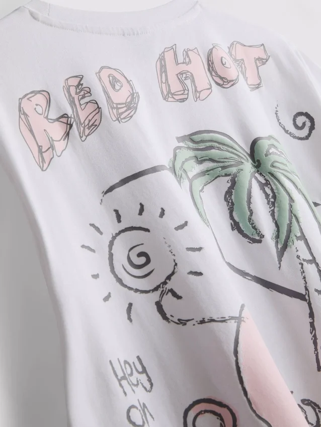 T-shirt med Red Hot Chili Peppers-motiv
