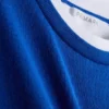 T-shirt med rund hals och dubbla lager
