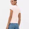 T-shirt med rund hals som en andra hud