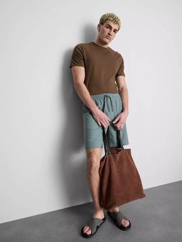 T-shirt med smal passform och stretch