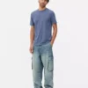 T-shirt med smal passform och stretch