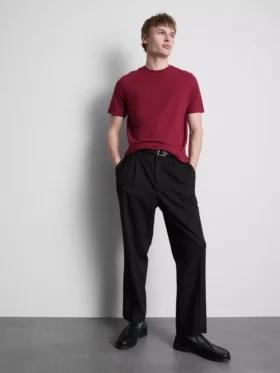 T-shirt med smal passform och stretch