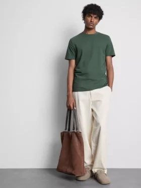 T-shirt med smal passform och stretch