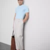 T-shirt med smal passform och stretch