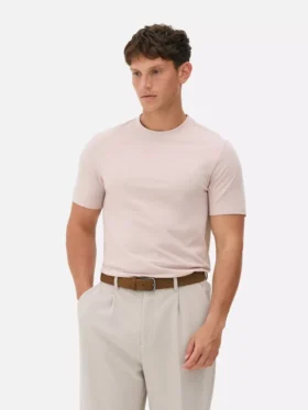 T-shirt med smal passform och stretch
