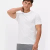 T-shirt med smal passform och stretch