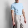 T-shirt med smal passform och stretch
