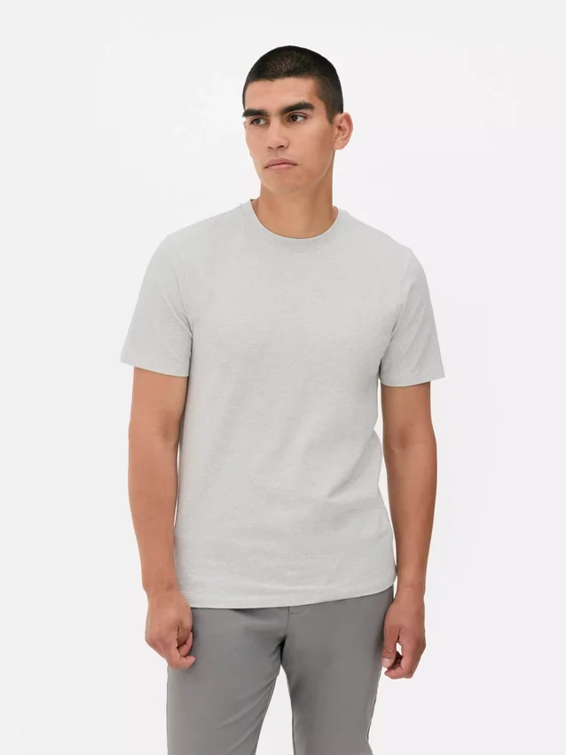 T-shirt med smal passform och stretch