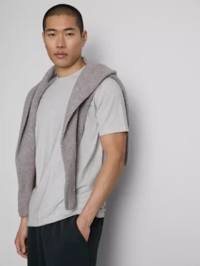 T-shirt med smal passform och stretch