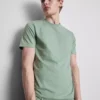 T-shirt med smal passform och stretch