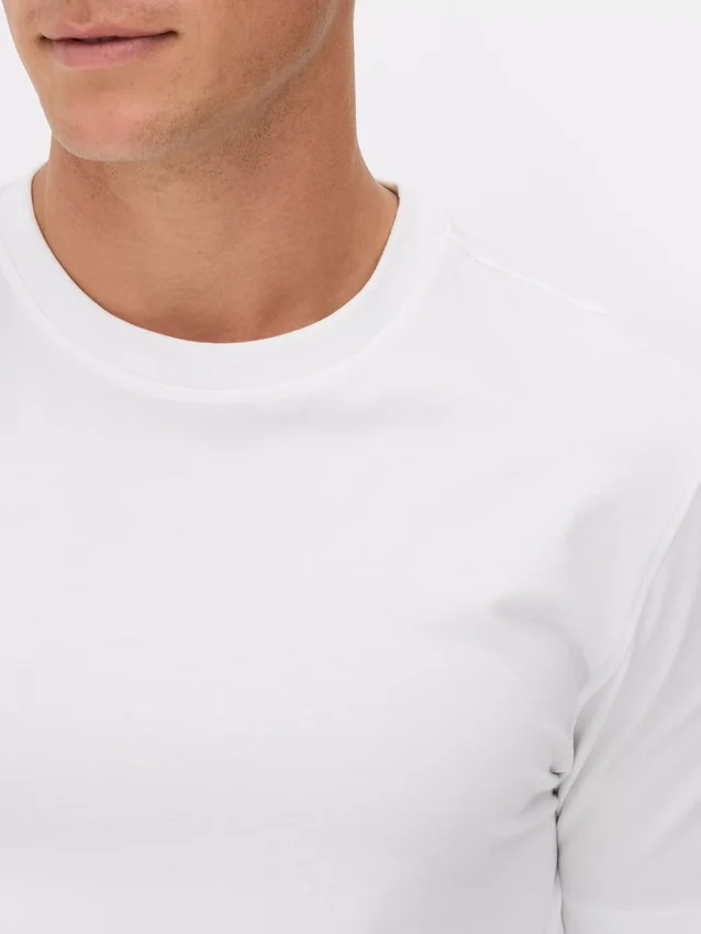 T-shirt med smal passform och stretch