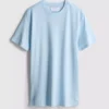 T-shirt med smal passform och stretch
