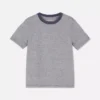 T-shirt med smala ränder