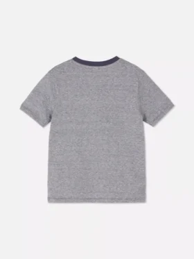 T-shirt med smala ränder