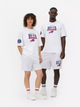 T-shirt med tryck av NFL-laget Buffalo Bills