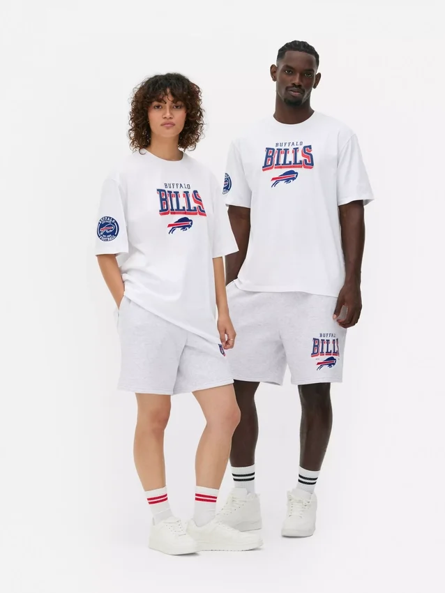 T-shirt med tryck av NFL-laget Buffalo Bills