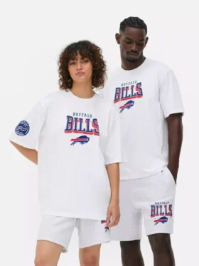 T-shirt med tryck av NFL-laget Buffalo Bills